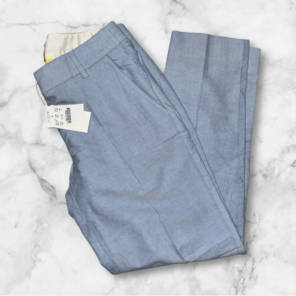 J. Crew women’s Blue Ankle Cropped Pants size 0 - Picture 1 of 3